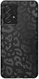 HappyCase Samsung Galaxy A52 / A52S Hoesje Flexibel TPU Luipaard Zwart afbeelding 1