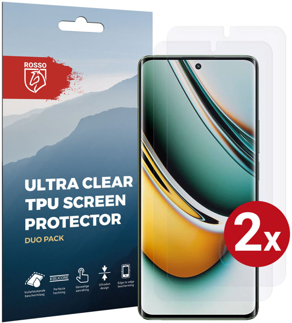 Rosso Realme 11 Pro Screen Protector Ultra Clear Duo Pack afbeelding 1