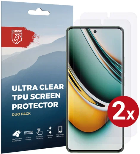 Rosso Realme 11 Pro Screen Protector Ultra Clear Duo Pack afbeelding 1