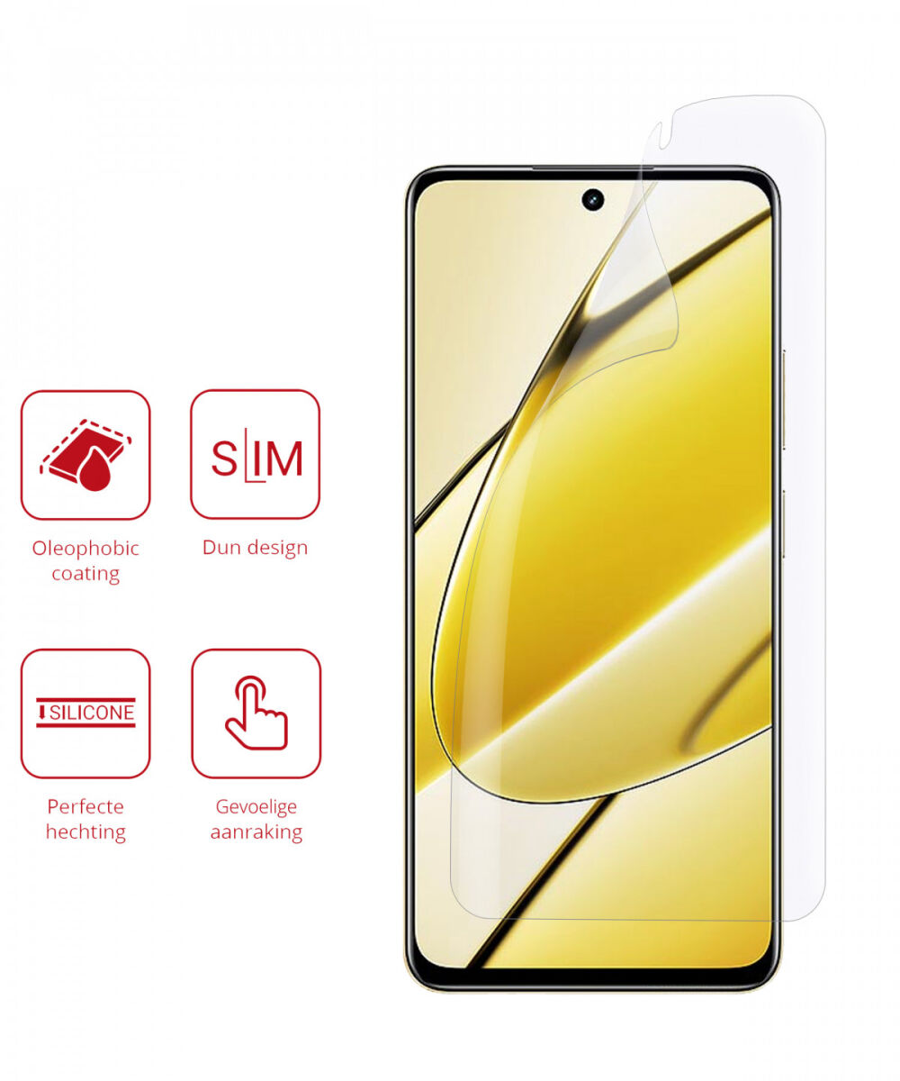 Rosso Realme 11 Screen Protector Ultra Clear Duo Pack afbeelding 2