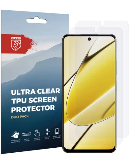 Rosso Realme 11 Screen Protector Ultra Clear Duo Pack afbeelding 6