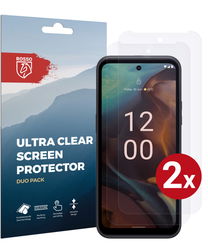 Rosso Nokia XR21 Screen Protector Ultra Clear Duo Pack afbeelding