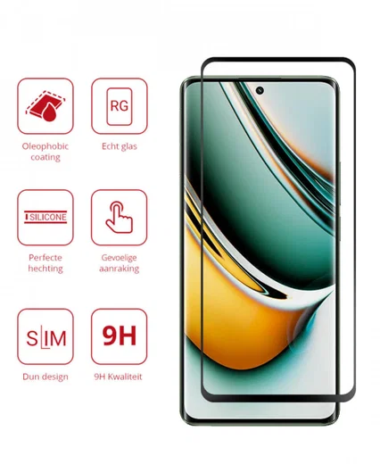 Rosso Realme 11 Pro 9H Tempered Glass Screen Protector afbeelding 2