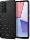 HappyCase Samsung Galaxy A53 Hoesje Flexibel TPU Hartjes Print Zwart afbeelding 4