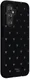 HappyCase Samsung Galaxy A14 Hoesje Flexibel TPU Hartjes Print Zwart afbeelding 4