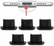 Stofdichte Plug (2-Pack) voor Micro-USB poort Zwart afbeelding 5