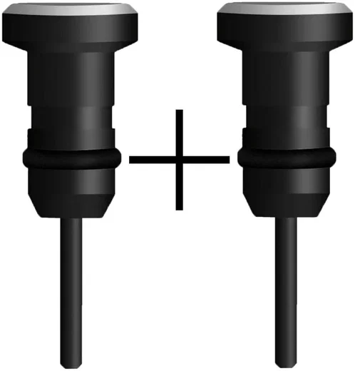 Stofdichte Plug (2-Pack) voor 3.5mm Jack/Poort Zwart afbeelding 5