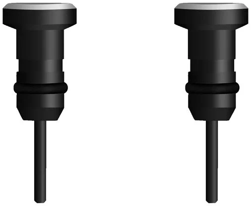 Stofdichte Plug (2-Pack) voor 3.5mm Jack/Poort Zwart afbeelding 2