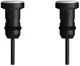 Stofdichte Plug (2-Pack) voor 3.5mm Jack/Poort Zwart afbeelding 2