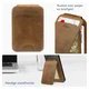 Rosso Element MagSafe Kaarthouder voor Pasjes / Portemonnee Bruin afbeelding 2