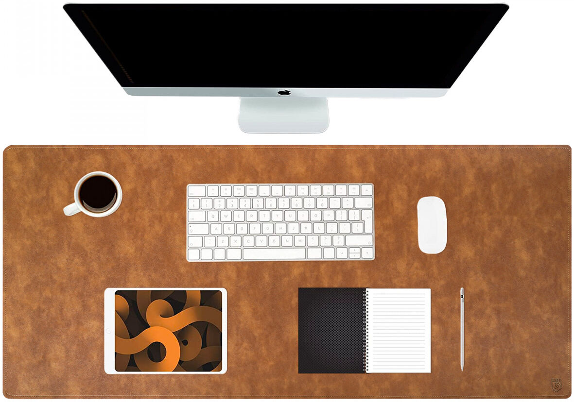 Rosso Element Muismat XXL voor Bureau/Kantoor Kunstleer Bruin afbeelding 1