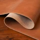 Rosso Deluxe Muismat XXL voor Bureau/Kantoor Leer Bruin afbeelding 6