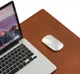 Rosso Deluxe Muismat XXL voor Bureau/Kantoor Leer Bruin afbeelding 2