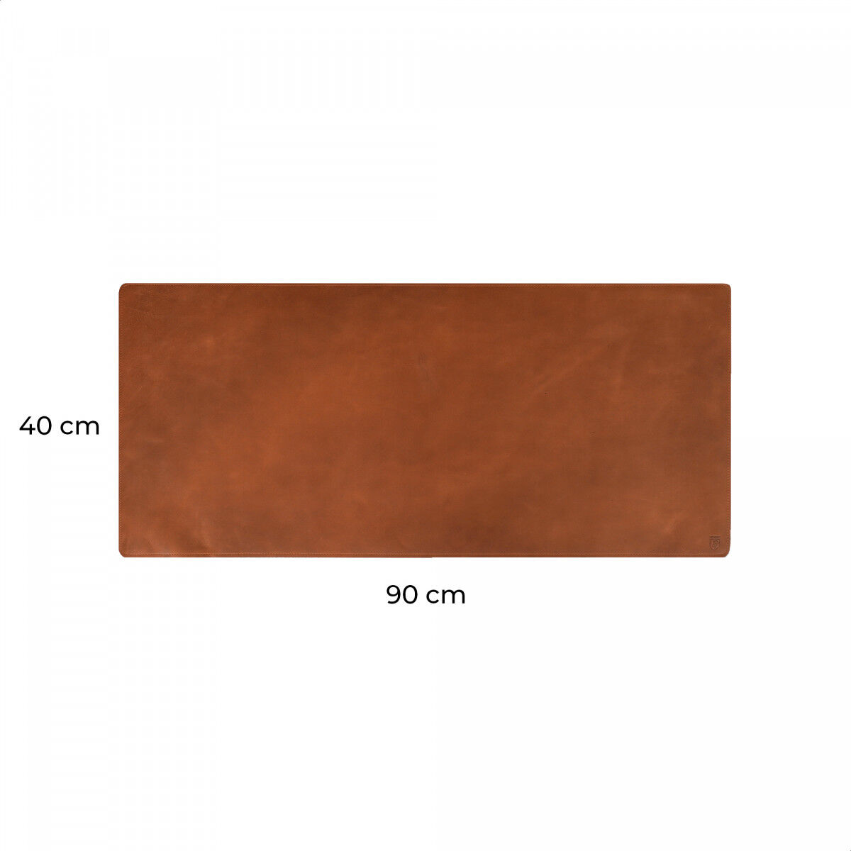 Rosso Deluxe Muismat XXL voor Bureau/Kantoor Leer Bruin afbeelding 7