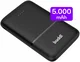 Buddi Go Powerbank USB-C Reisformaat Mini Compact 5.000 mAh Zwart