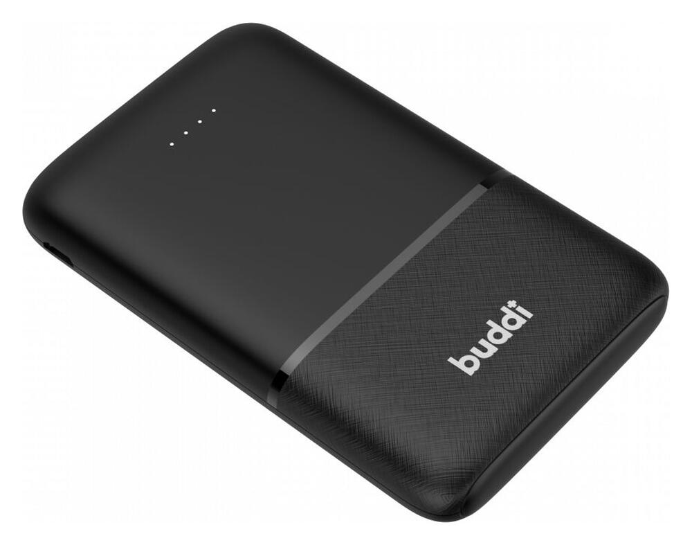 Buddi Go Powerbank USB-C Reisformaat Mini Compact 5.000 mAh Zwart afbeelding 12