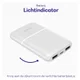 Buddi Go Powerbank USB-C Reisformaat Mini Compact 5.000 mAh Wit afbeelding 5