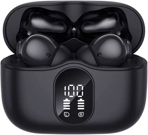 SBG Draadloze Oordopjes Noise Cancelling Bluetooth met Display Zwart afbeelding 11
