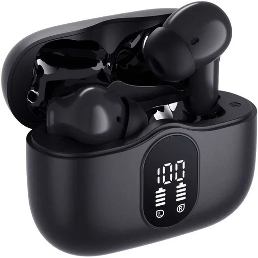 SBG Draadloze Oordopjes Noise Cancelling Bluetooth met Display Zwart afbeelding 13