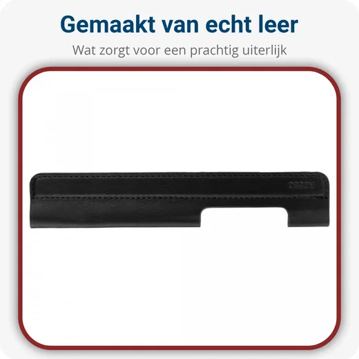 Rosso Deluxe Pennen Houder / Sleeve voor Tablet/iPad/Notitieboek Zwart afbeelding 4
