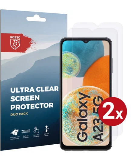 Rosso Samsung Galaxy M23 / A23 Screen Protector Ultra Clear Duo Pack afbeelding 1