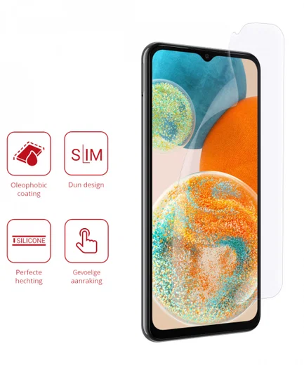 Rosso Samsung Galaxy M23 / A23 Screen Protector Ultra Clear Duo Pack afbeelding 2