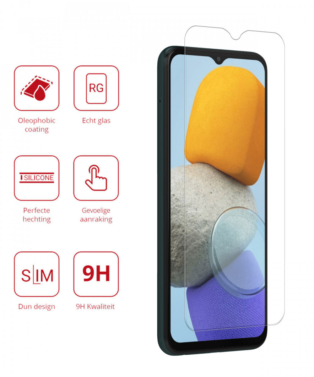 Rosso Samsung Galaxy M23/A23 9H Tempered Glass Screen Protector afbeelding 2