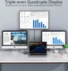 Choetech USB-C Thunderbolt Docking Station Adapter voor MacBook Grijs afbeelding 4