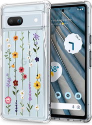 Spigen Cyrill Cecile Google Pixel 7a Hoesje Back Cover Flower Garden afbeelding