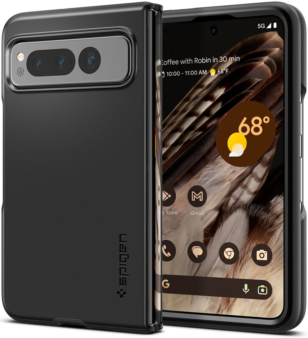 Spigen Thin Fit Google Pixel Fold Hoesje Back Cover Zwart afbeelding 10