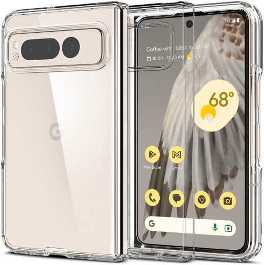 Spigen Ultra Hybrid Google Pixel Fold Hoesje Back Cover Transparant afbeelding 1
