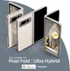 Spigen Ultra Hybrid Google Pixel Fold Hoesje Back Cover Transparant afbeelding 8