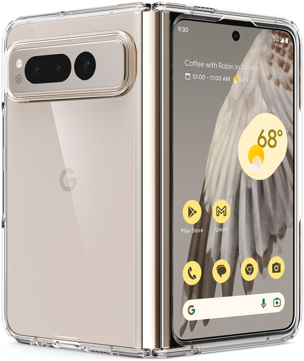 Spigen Ultra Hybrid Google Pixel Fold Hoesje Back Cover Transparant afbeelding 2