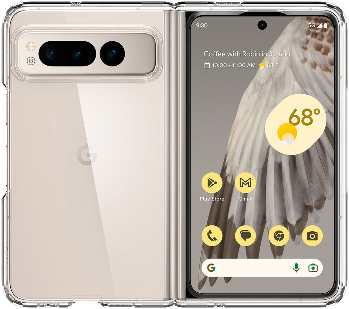 Spigen Ultra Hybrid Google Pixel Fold Hoesje Back Cover Transparant afbeelding 10