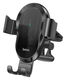 Hoco Ventilatierooster Telefoonhouder Auto met Draadloze Oplader 15W afbeelding 1