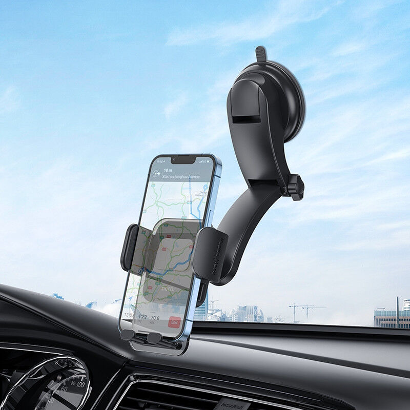 Hoco CA118 Universele Telefoonhouder Auto Raam/Dashboard Zwart afbeelding 2