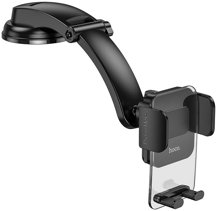 Hoco CA118 Universele Telefoonhouder Auto Raam/Dashboard Zwart afbeelding 1
