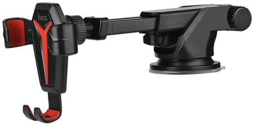 Hoco CA26 Universele Telefoonhouder Auto Dashboard met Zuignap Zwart afbeelding 3