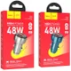 Hoco Z50 Auto Snellader 48W met Power Delivery en Quick Charge Grijs afbeelding 5
