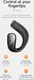 HOCO Draadloze Oordopjes Bluetooth 5.3 Oorhaak 12 Uur Batterij Zwart afbeelding 3