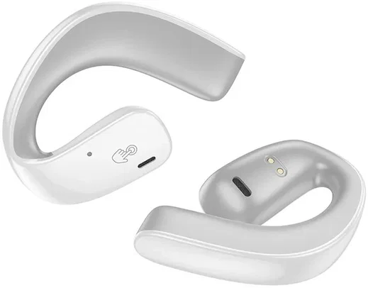 HOCO Draadloze Oordopjes Bluetooth 5.3 Oorhaak 12 uur Batterij Wit afbeelding 2