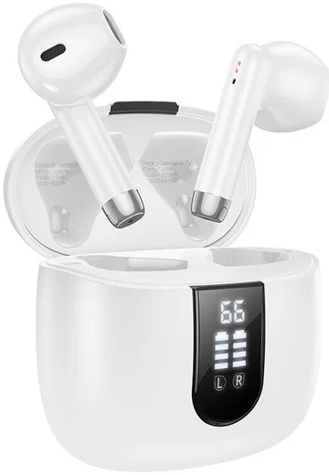 Hoco EW36 Delicate Draadloze Bluetooth Oordoppen Wit afbeelding 1