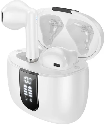 Hoco EW36 Delicate Draadloze Bluetooth Oordoppen Wit afbeelding 3