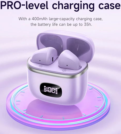 Hoco EQ1 True Wireless Headset Bluetooth 5.3 Draadloze Oortjes Zwart afbeelding 3