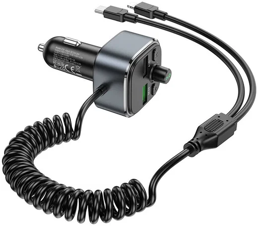 Hoco Bluetooth 5.0 Muziek Transmitter en Autolader + Universele Kabel afbeelding 5