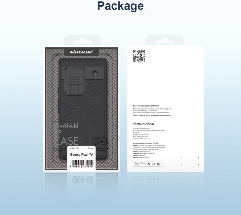 Nillkin CamShield Google Pixel 7a Hoesje met Camera Slider Blauw afbeelding 19