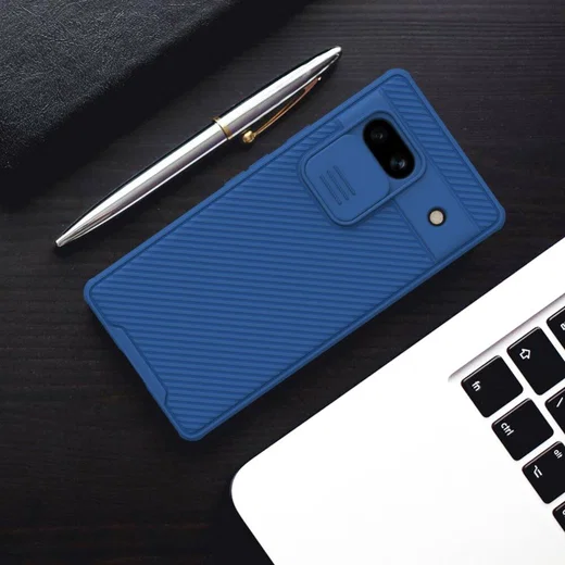 Nillkin CamShield Google Pixel 7a Hoesje met Camera Slider Blauw afbeelding 14