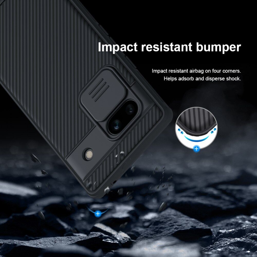 Nillkin CamShield Google Pixel 7a Hoesje met Camera Slider Blauw afbeelding 7