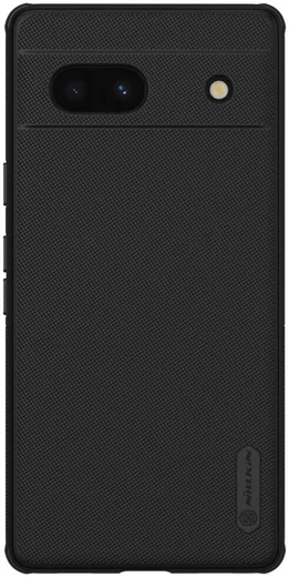 Nillkin Super Frosted Shield Google Pixel 7a Hoesje Back Cover Zwart afbeelding 1