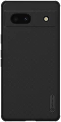 Nillkin Super Frosted Shield Google Pixel 7a Hoesje Back Cover Zwart afbeelding